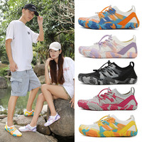 Chaussures aquatiques unisexes personnalisées pour l'été, élastiques, à séchage rapide, pour la natation, la marche pieds nus et la plage