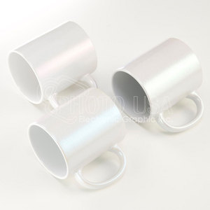 11 Onzas Tazas de Cerámica ORCA Coatings para Sublimación, Personalizables, con Pintura Iridiscente y Purpurina - Product Image 3