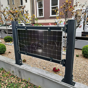 Factory Direct Vertical Black <strong>Solar</strong> <strong>Panel</strong> Fence Bifacial <strong>Solar</strong> Ground Stands Modern <strong>Solar</strong> Fence Manufacturer - Product Image 6