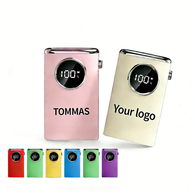 USB Rechargeable Mini Portable Hand Warmer with 4-Side Heating, Digital Display and Night Light