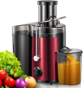 Exprimidor Lento Eléctrico Doméstico de Acero Inoxidable, Máquina Automática para Hacer Jugos de Zanahoria, Limón, Cítricos y Naranja - Product Image 1