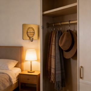 Lot de 3 crochets adhésifs muraux en plastique <span class=keywords><strong>à</strong></span> double revêtement argenté, résistants, pour serviettes, vêtements, rangement mural, ventouse sous vide - Product Image 5