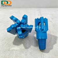 Prix usine DQ Diamond PDC Cutter Drill Bit 3 4 Wings Matrix Steel Body Drag Bit pour l'exploitation minière souterraine, le pétrole, le gaz et les puits d'eau