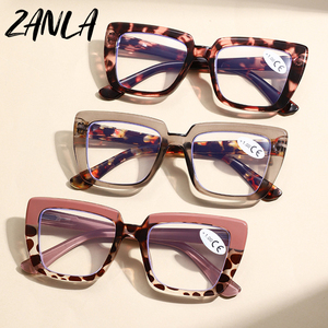 <span class=keywords><strong>Gafas</strong></span> <span class=keywords><strong>de</strong></span> Lectura con Protección <span class=keywords><strong>de</strong></span> Luz Azul, Montura Retro con Estampado, <span class=keywords><strong>Transparentes</strong></span>, con Bisagras <span class=keywords><strong>de</strong></span> Resorte, para Presbicia, 2025 - Product Image 1
