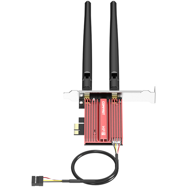 COMFAST CF-BE200 Pro Intel Be200NGW 5.4 Desktop Game Card WiFi 7 PCIE Adapter