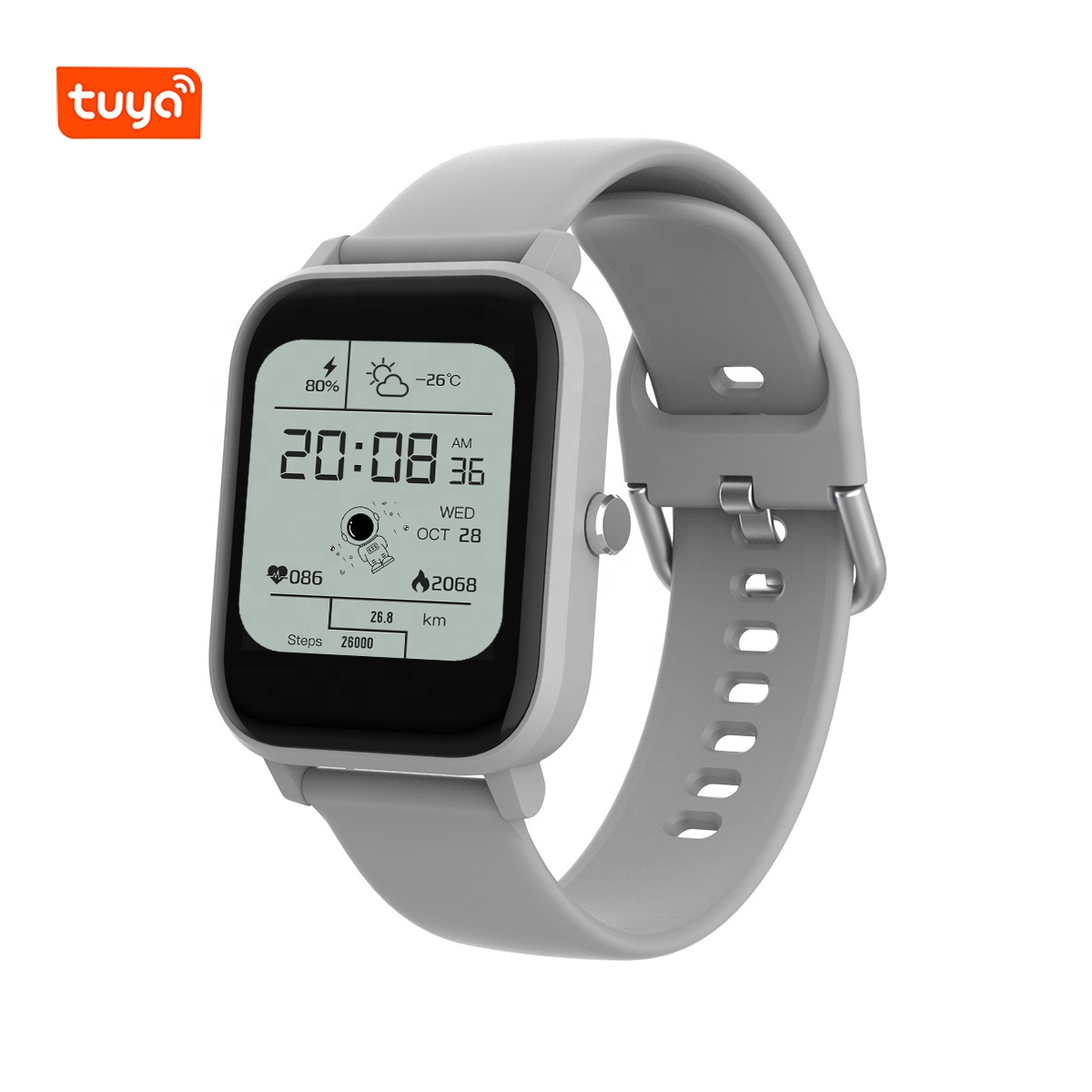 FT03 онлайн Интернет вещей TUYA APP температура водонепроницаемый пульс и кровяное давление IP68 Смарт-часы