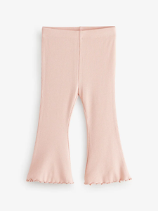 <span class=keywords><strong>Baby</strong></span> Bambus gerippt ausgestellte <span class=keywords><strong>Leggings</strong></span> 0-6 Jahre weiche atmungsaktive Hose Kleinkind Mädchen Jungen Strick hose Fabrik Großhandel - Product Image 3