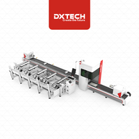Machine de découpe laser à fibre DXTECH chinoise 1000W 2000W pour tubes métalliques et barres d'acier en forme de L, H, U