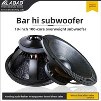 Haut-parleur de subwoofer professionnel