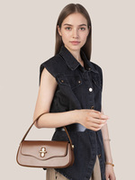 Tas Selempang Desainer Baru Berkualitas Tinggi Kulit Asli Tas Bahu Messenger Kasual Tas Jinjing Mewah Wanita dan Dompet