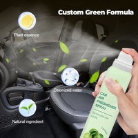 Désodorisant de voiture rechargeable longue durée Spray boîtes en aluminium boîtes de fer 200ml échantillon gratuit diffuseur d'arôme aérosol de parfum