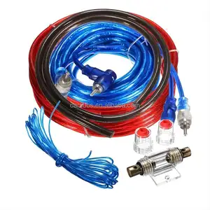 Car Audio Speakers Wiring kits Cable Amplifier Subwoofer Speaker Installation Wires Kit 8GA Power Cable 60 AMP Fuse Holder