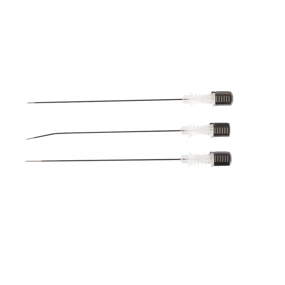 Disposable medical RF cannula (Radio Frequency cannula) for pain management, for RF lesion generator