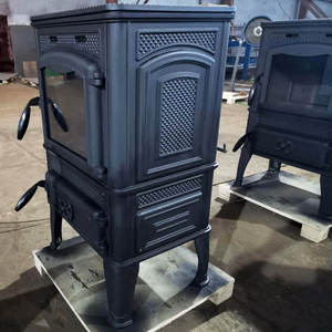 เตาเหล็กหล่อแบบตั้งพื้นทันสมัย ได้รับการรับรองมาตรฐาน EN13240 EN16510 สำหรับใช้ในห้องนั่งเล่นและโรงแรม (<span class=keywords><strong>Dacha</strong></span> I) - Product Image 6