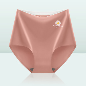 Venta al por mayor Bragas de seda de hielo sin costuras <span class=keywords><strong>Mujeres</strong></span> Calzoncillos <span class=keywords><strong>bonitos</strong></span> Bragas de nylon Ropa interior de mujer de cintura alta Bragas de alta calidad - Product Image 3