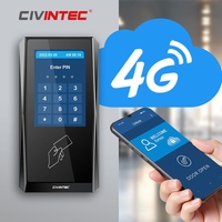 CT9 3.5'' Sistema de Control de Acceso con Lector de Tarjetas Inteligentes RFID, WiFi, TCP/IP, Nube, Sistema Operativo Linux, Encriptación AES, NFC, BLE, Escáner de ID Móvil y QR