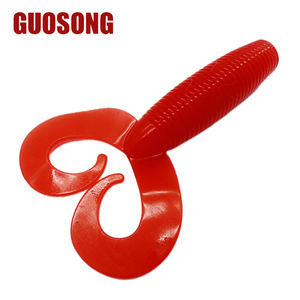 7cm/4,3G señuelo de pesca dos colas Grub <span class=keywords><strong>Twin</strong></span> Tails señuelo suave Lucio bajo SPIRON <span class=keywords><strong>TWIN</strong></span> aparejo de pesca - Product Image 4