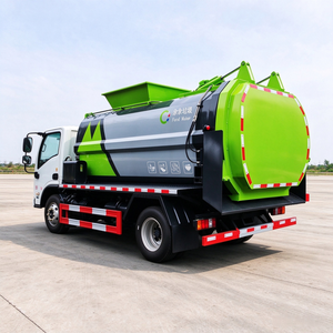Camion de collecte des déchets alimentaires Dongfeng Huashen neuf d'usine, véhicule de collecte des déchets de cuisine scellé avec séparateur d'eau et d'huile pour restaurant - Product Image 2