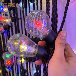 Fabricant câble connectable IP65 extérieur 10m <span class=keywords><strong>led</strong></span> lumières feston éclairage <span class=keywords><strong>guirlande</strong></span> e27 bulbls de noël pour décorations fête - Product Image 4