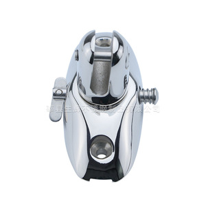 Base de acero inoxidable 316 para soporte marino de toldo, modelo Shining Ram Horn, para actualización y reacondicionamiento. - Product Image 1