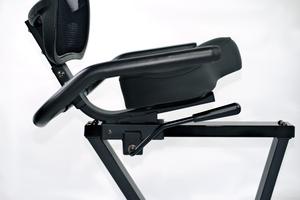 Vélo couché à courroie magnétique silencieux, cadre en acier épaissi, 130 kg max, usage domestique/salle de sport/commercial, centre d'activités pour seniors - Product Image 4