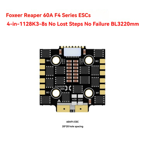 Ventes chaudes Foxeer Reaper F4 Mini 128K 45A BL32 4in1 ESC 20*20mm M3 Contrôleur de vitesse électronique en plastique Accessoires de drone de course - Product Image 3