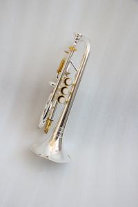 <span class=keywords><strong>Corneta</strong></span> <span class=keywords><strong>soprano</strong></span> Eb con cuerpo de Latón chapado en plata/oro Diapositivas de cuproníquel Accesorios OEM Otro cuerno - Product Image 2