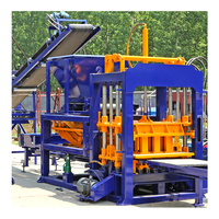 Máquina para Fabricar Bloques de Hormigón Huecos QTJ6-15 PLC, Línea de Producción de Ladrillos Totalmente Automática con Procesamiento de Arena, Fácil de Operar