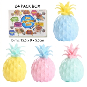 Squeeze Fidget Toys Sensory Soft <b>Bead</b> Grape Balls Pineapple Stress Balls Squishy Relief Toys for Children Rubber <b>Silicone</b> - Product Image 4