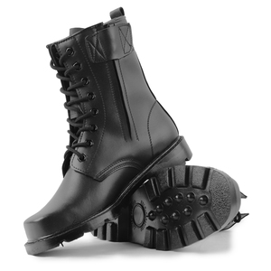 फैक्टरी मंजूरी बिक्री पुरुषों के काले सामरिक जूते फैशन क्लासिक उच्च-शीर्ष जूते जिपर आउटडोर हाइकिंग कम कीमत पदोन्नति जूते - Product Image 2