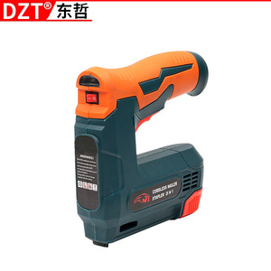 เครื่องยิงตะปูไร้สาย Dzt 2 in 1 ใช้แบตเตอรี่ลิเธียมแบบชาร์จได้ สำหรับใช้ในบ้าน - Product Image 2