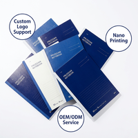 Carnet de notes professionnel B5 bleu de Prusse, couverture nano-enduite douce au toucher, 80 pages, bloc-notes d'écriture premium, logo personnalisé OEM