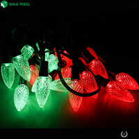 Extérieur 12V C9 GS8208 BGR Digital Adressable commercial Pixel Led Noël Guirlande Lumineuse