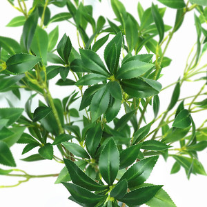 Planta Artificial de Pieris Japonica de 95cm, Ramo Verde de 6 Ramificaciones para Decoración del Hogar, Material Plástico - Product Image 3