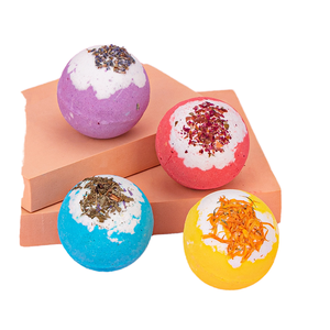 Fournitures de bain de luxe, aromathérapie, huile essentielle, bombes de bain organiques élégantes en forme de boule effervescente, parfum de rose florale, pour filles - Product Image 4
