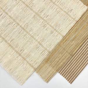 Cortinas de Lino Natural, Persianas de Fibra de Bambú, Suministro de Fábrica, Persianas para Ventanas Francesas, Técnica Lisa, Instalación Integrada - Product Image 5