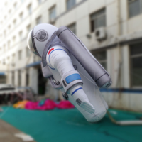 Modèle d'astronaute gonflable géant en PVC imperméable pour musée scientifique, décoration de scène sur le thème de l'espace, accessoire