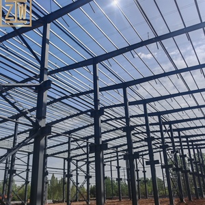 CE phê duyệt 1000 mét vuông hai tầng prefab Kết Cấu Thép kho chi phí thấp kim loại Xây Dựng Bộ dụng cụ cho trung tâm sử dụng - Product Image 2