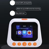 Réveil intelligent TIMI AI pour enfants avec minuteur Pomodoro, commande vocale, compagnon ChatGPT, écran tactile 4,5 pouces, cadeau éducatif