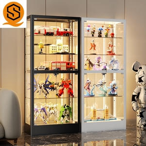 <span class=keywords><strong>Comptoir</strong></span> en verre de luxe multi-niveaux, gain de place, avec éclairage LED <span class=keywords><strong>d</strong></span>écoratif, en verre trempé pour la maison - Product Image 4