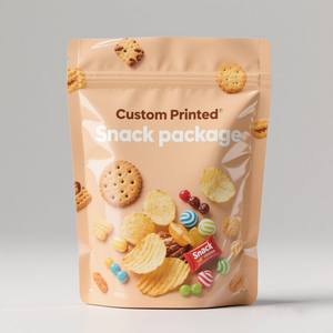 Tùy chỉnh doypack resealable Dây Kéo Túi mùi bằng chứng Nhựa đứng lên túi thực phẩm cho Snack bột cà phê cho sữa Jelly nhai kẹo cao su - Product Image 3