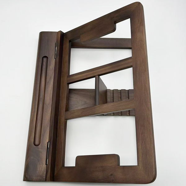 Multi Functional Painted Eco-Friendly Modern Oak Square Computer Height Stand with Drawers for Storage Monitor and Laptop Pad