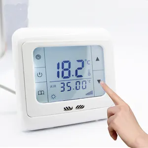 Termostato eléctrico para el hogar, controlador de temperatura, termostato digital de habitación, termostato de calefacción de suelo 16A