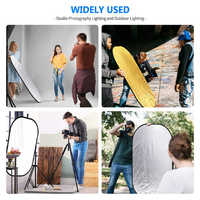Godox 5-en-1 60/80/110cm Diffuseur de lumière portable Réflecteurs de photographie pliables pour studio photo Accessoire multicolore