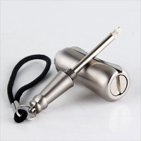 Briquet à cigarettes en métal en forme de bouteille de vin, classique, pour fêtes, avec logo personnalisé