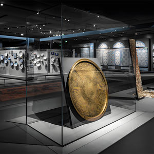 Hot Selling One-Stop Optimal Museum Panorama Glas Sammlung Vitrine Custom Vitrine <span class=keywords><strong>Display</strong></span> mit <span class=keywords><strong>LED</strong></span>-Beleuchtung - Product Image 4