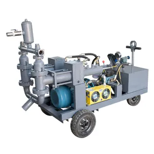 Inşaat enjeksiyon çimento enjeksiyon makinesi hidrolik çift pistonlu harç sıva pompası