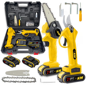 Mini Motosierra Eléctrica Km 4 en 1 con Motor sin Escobillas, Juego de Herramientas de Podar a Batería para Jardín, Uso en Interiores y Exteriores - Product Image 4