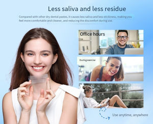 Tiras Blanqueadoras Dentales de <span class=keywords><strong>Quinta</strong></span> Generación a Base de Agua, Sin Alcohol, Aptas para Goma de Mascar, Baja Sensibilidad y Baja Irritación - Product Image 4