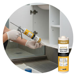 Scellant en <span class=keywords><strong>silicone</strong></span> à l'acide acétique à usage général Adhésif <span class=keywords><strong>sanitaire</strong></span> étanche pour le travail du bois, l'emballage, la construction, le verre <span class=keywords><strong>blanc</strong></span> transparent - Product Image 2